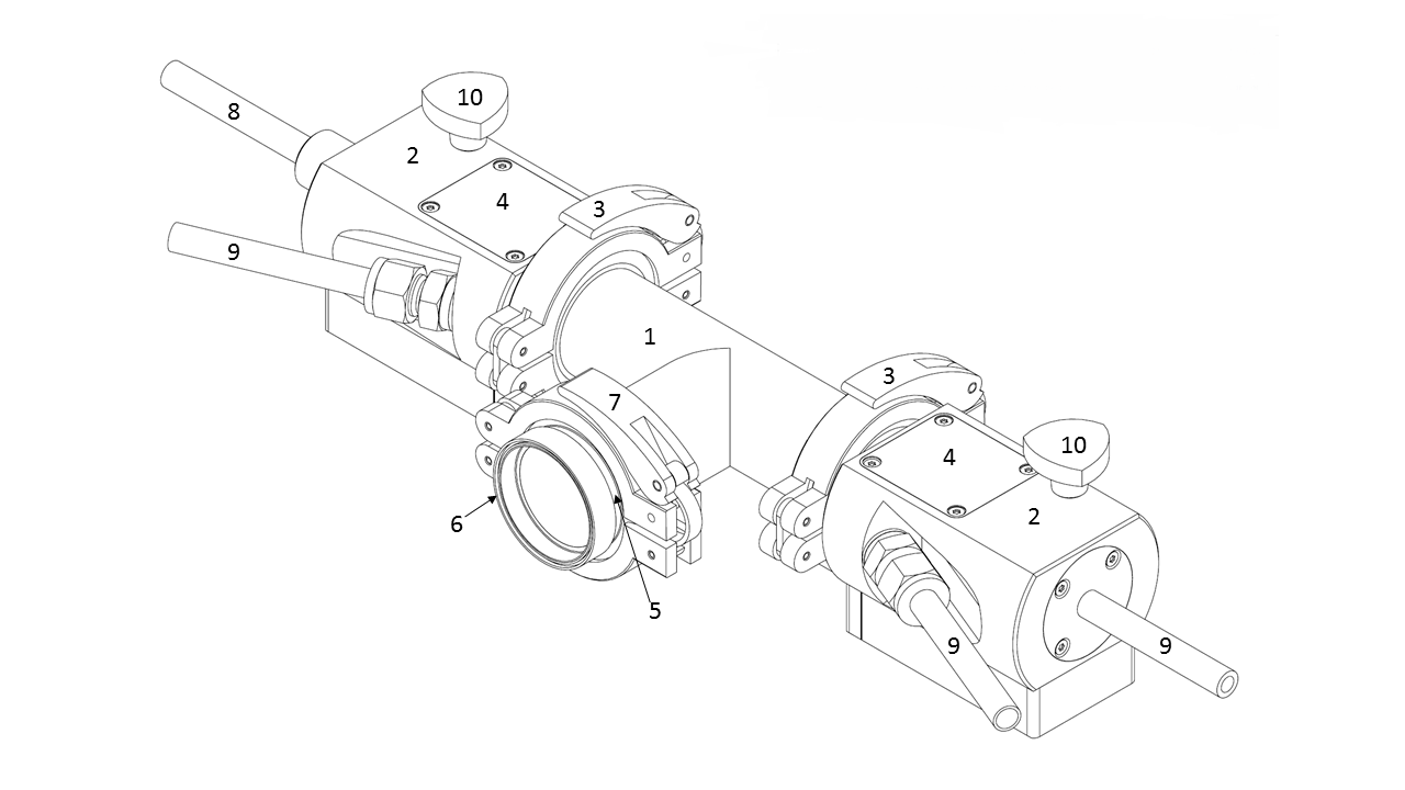 The VSP-G1 reactor assembly, external view.