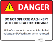 Location: on the mount plate underneath the reactor housing.