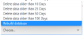 Delete data older than